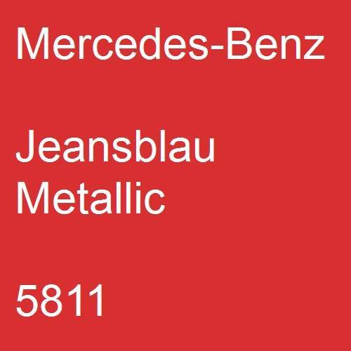 Mercedes-Benz, Jeansblau Metallic, 5811.